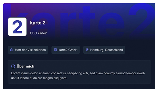 karte2.de Template: Dark